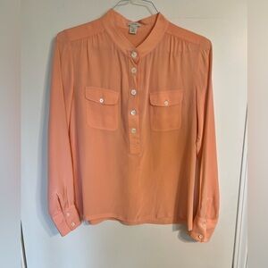 J Crew Silk Blouse, size 6
